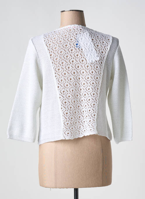 Vestă cu mâneci lungi alb GRIFFON femeie