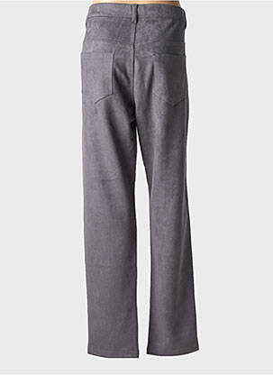 Pantalon slim mărime normală mărime normală gri QUATRE VINGT JOURS femeie