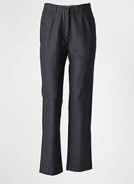 Pantalon drept talie cu cleme talie înaltă gri GUY DUBOUIS femme