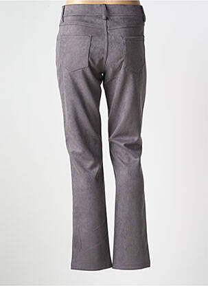 Pantalon slim elasticitate mărime normală gri QUATRE VINGT JOURS femeie