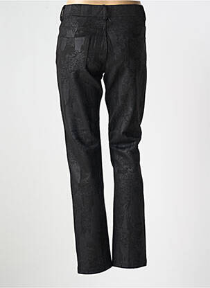Pantalon slim talie elastică mărime normală negru QUATRE VINGT JOURS femeie