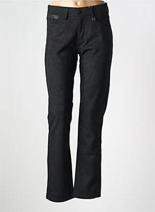 Pantalon slim elasticitate mărime normală negru QUATRE VINGT JOURS femeie