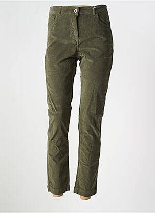 Pantalon slim elasticitate mărime normală verde 7 SEASONS femeie
