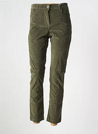 Pantalon slim elasticitate mărime normală verde 7 SEASONS femeie