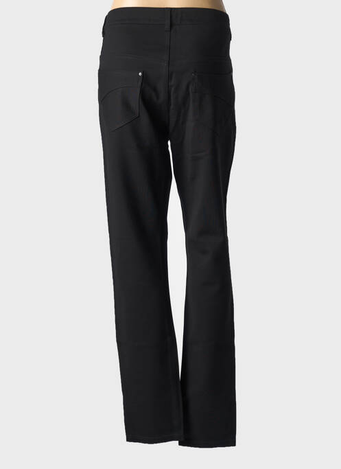 Pantalon slim negru QUATRE VINGT JOURS femeie