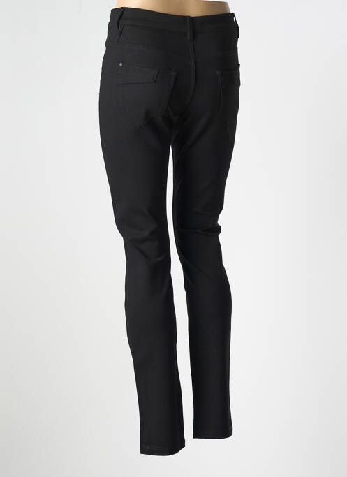 Pantalon slim negru QUATRE VINGT JOURS femeie