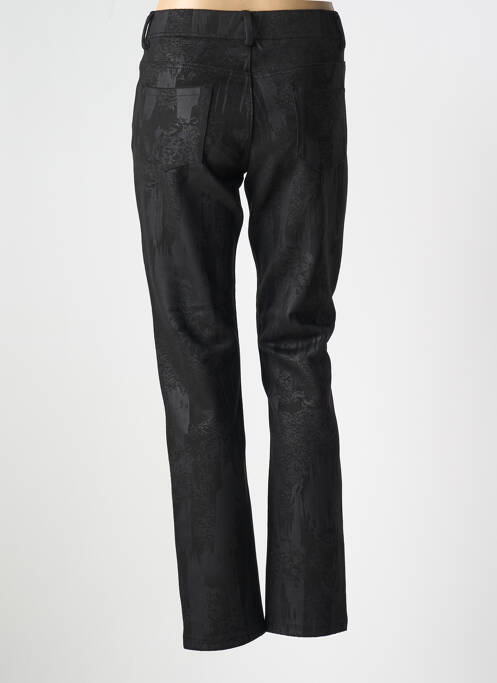 Pantalon slim negru QUATRE VINGT JOURS femeie