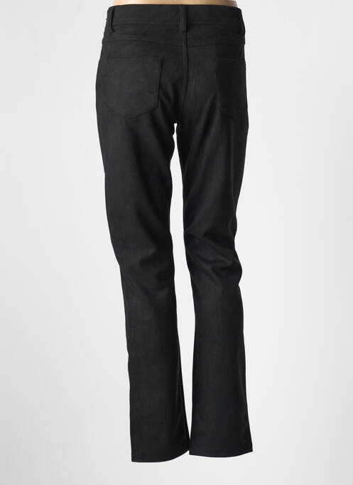 Pantalon slim negru QUATRE VINGT JOURS femeie