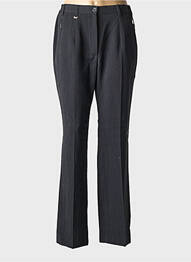 Pantalon drept închidere cu fermoar sub clapetă cu nasturi mărime normală gri RICHY femme