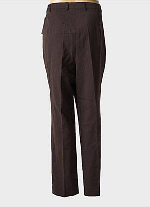 Pantalon drept talie elastică mărime normală maro RICHY femeie