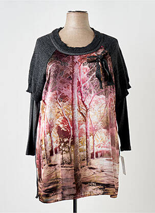 Tunică mâneci lungi gri MERI & ESCA femeie