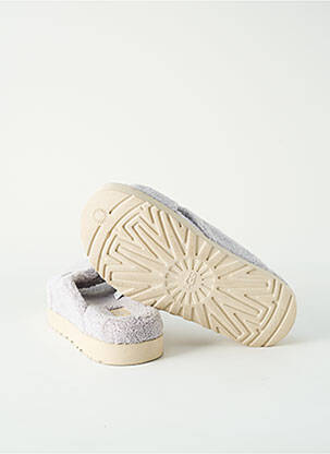Mulete/saboți vârf deschis toc de 4 la 6 cm gri UGG femeie