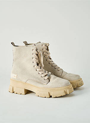 Botine/ghete nubuc toc de 4 la 6 cm gri STEVE MADDEN femeie