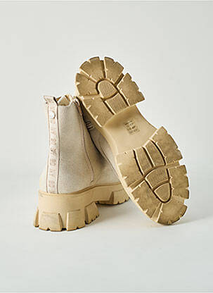 Botine/ghete nubuc toc de 4 la 6 cm gri STEVE MADDEN femeie