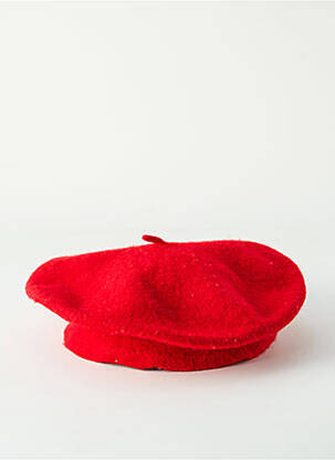 Căciulă formă beret roșu SANS MARQUE femeie