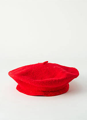 Căciulă formă beret roșu SANS MARQUE femeie