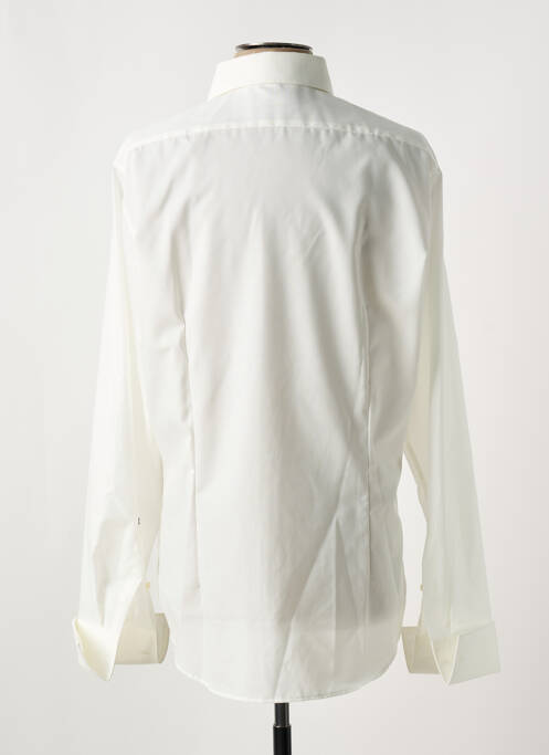 Cămașă cu mâneci lungi alb SEIDEN STICKER bărbat