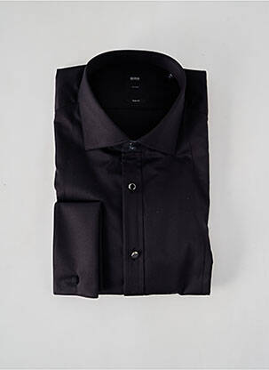 Cămașă cu mâneci lungi negru HUGO BOSS bărbat