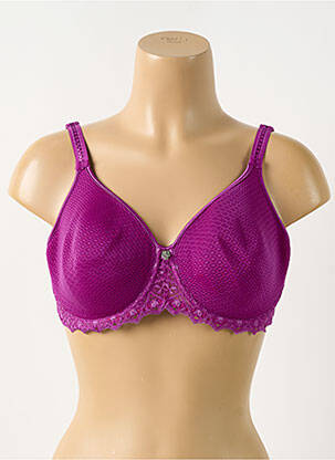 Sutien efect material satinat top sutien modelat violet 3660620914100 femeie