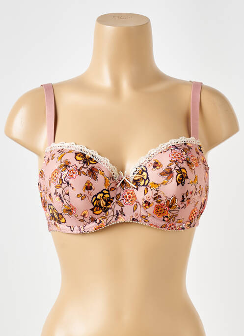 Sutien sutien cupe întregi cu decolteu înalt sutien cupe întregi cu decolteu înalt roz ANTIGEL femme