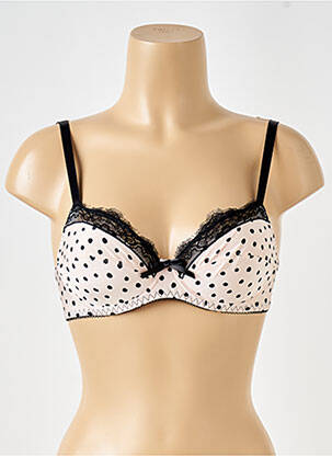 Sutien efect material satinat roz ANTIGEL femeie