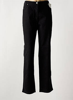 Pantalon evazat elasticitate mărime normală negru ADELINA BY SCHEITER femeie