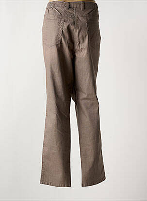 Pantalon drept elasticitate mărime normală maro ADELINA BY SCHEITER femeie