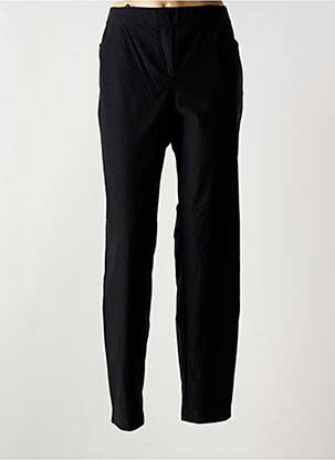 Pantalon slim talie elastică mărime normală negru ADELINA BY SCHEITER femeie