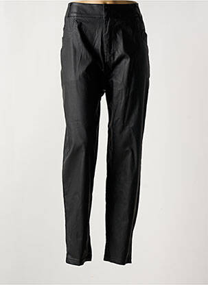 Pantalon slim negru POMME ROUGE femeie