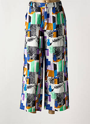 Pantalon larg albastru LA FIANCE femeie