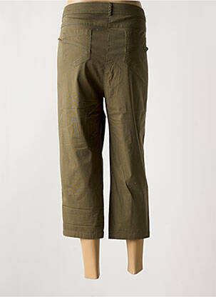 Pantalon trei sferturi elasticitate mărime normală verde AGATHE & LOUISE femeie