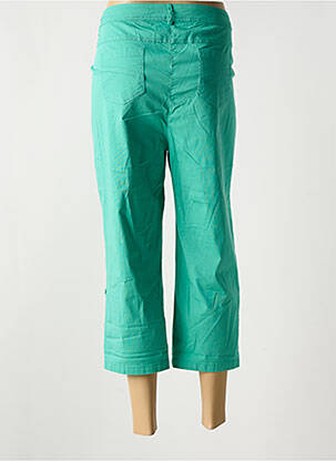 Pantalon trei sferturi elasticitate mărime normală verde deschis AGATHE & LOUISE femeie