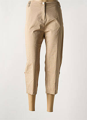 Pantalon trei sferturi bej AGATHE & LOUISE femeie