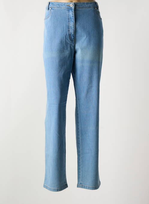 Blugi cu croială dreaptă albastru ADELINA BY SCHEITER femeie