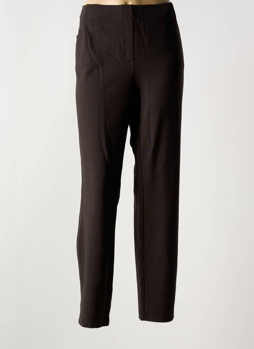 Pantalon drept elasticitate mărime normală negru ADELINA BY SCHEITER femme
