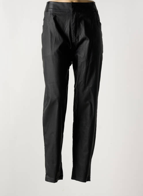 Pantalon slim negru POMME ROUGE femeie