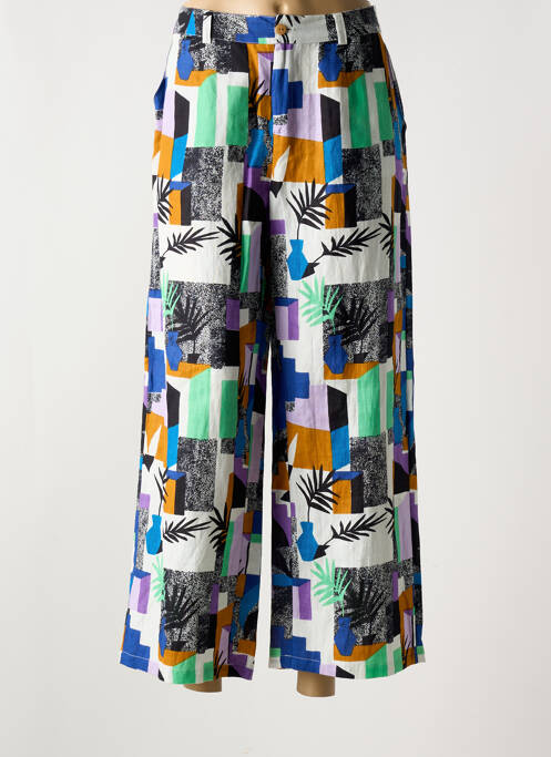 Pantalon larg albastru LA FIANCE femeie