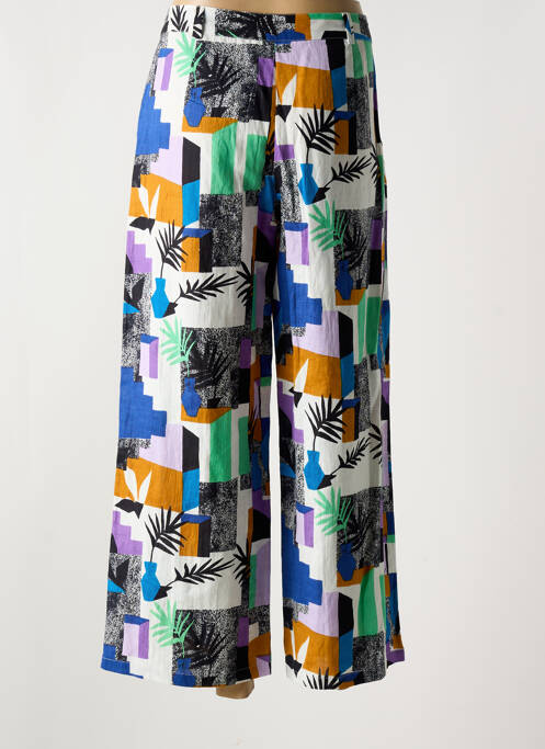 Pantalon larg albastru LA FIANCE femeie