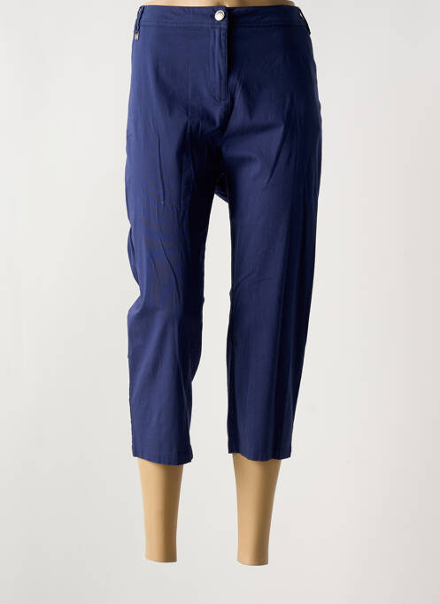 Pantalon trei sferturi elasticitate mărime normală albastru AGATHE & LOUISE femme