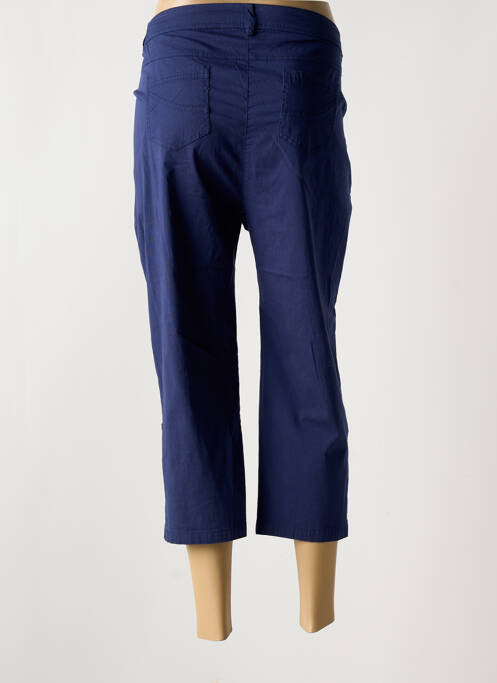 Pantalon trei sferturi elasticitate mărime normală albastru AGATHE & LOUISE femme