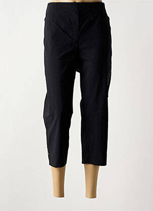 Pantalon trei sferturi negru ADELINA BY SCHEITER femeie