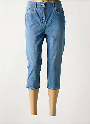 Pantalon trei sferturi albastru ADELINA BY SCHEITER femeie