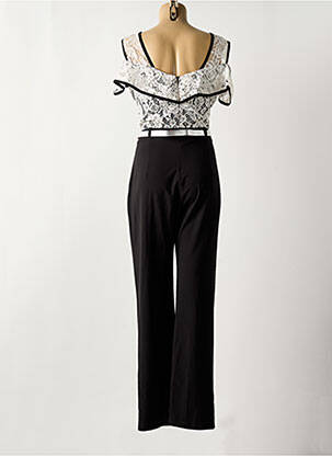 Salopetă-pantalon închidere cu fermoar la spate fără mâneci negru RINASCIMENTO femeie