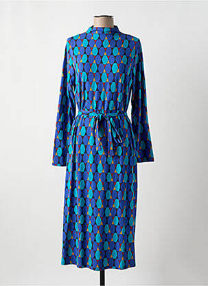 Rochie lungă mâneci lungi mâneci lungi albastru SURKANA femeie