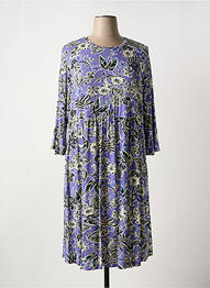 Rochie midi mâneci 3/4 mâneci 3/4 violet NO SECRET femme