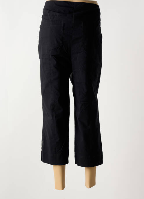 Pantalon trei sferturi negru ADELINA BY SCHEITER femeie