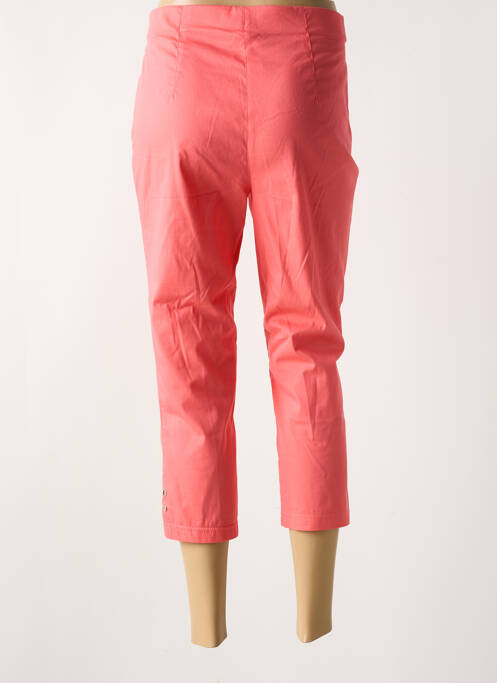 Pantalon trei sferturi roz ADELINA BY SCHEITER femeie