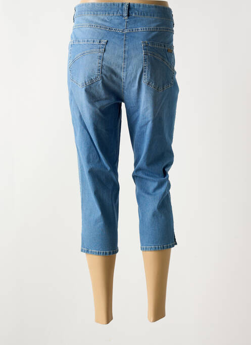 Pantalon trei sferturi albastru ADELINA BY SCHEITER femeie