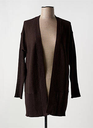 Vestă cu mâneci lungi maro FRANSA femeie