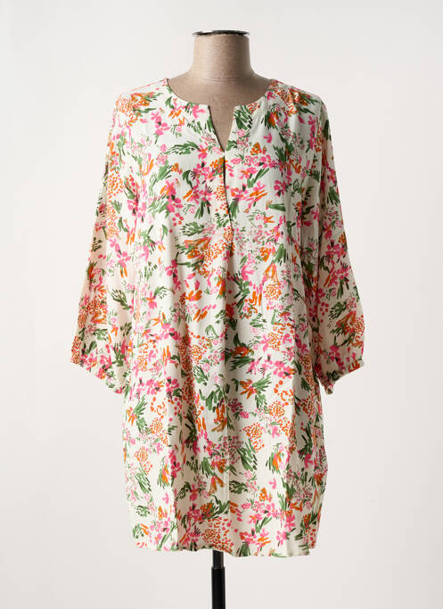 Tunică mâneci lungi roz FRANSA femeie